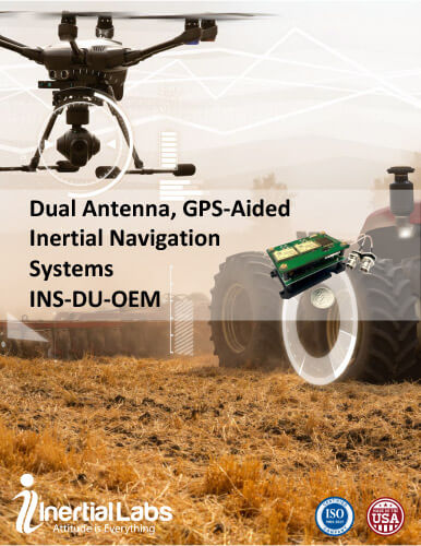 Inertial Labs INS-DU-OEM - GPS, GLONASS, Galileo, QZSS, BEIDOU u-blox GNSS-Aided Inertial Navigation System - Product Specifications Datasheet