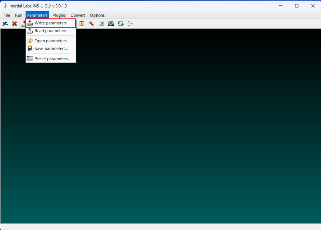 How to review and change parameters of the device using new GUI