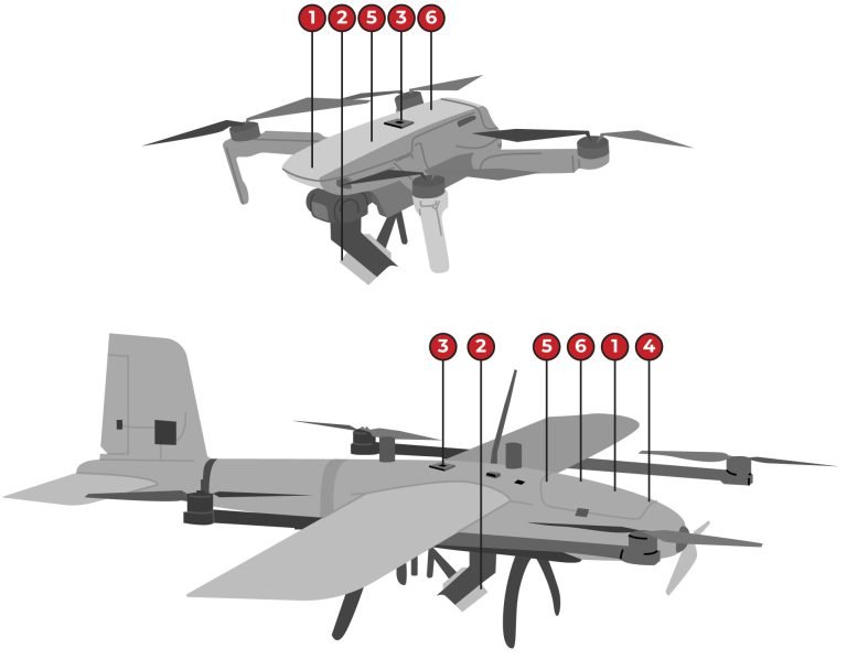 Exploded View Inertial Navigation System Module Inertial Navigation Systems (INS) - High-Performance Solutions