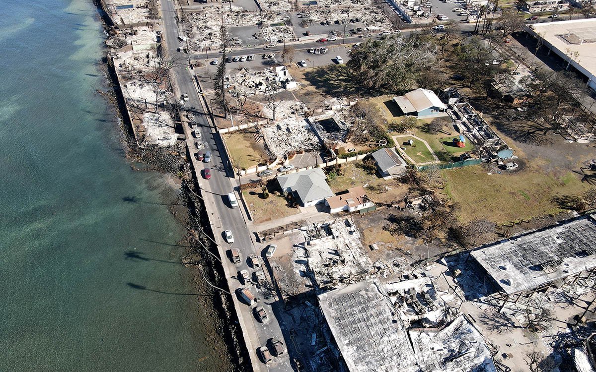 Devastation in Lahaina after the August 8th wildfires