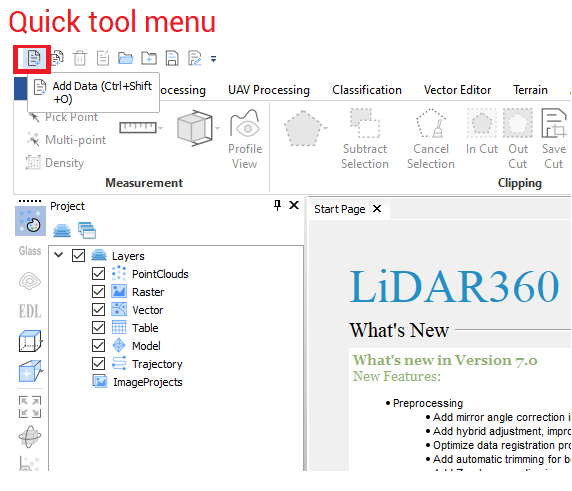 Figure 12a. “Add Data” workflow.